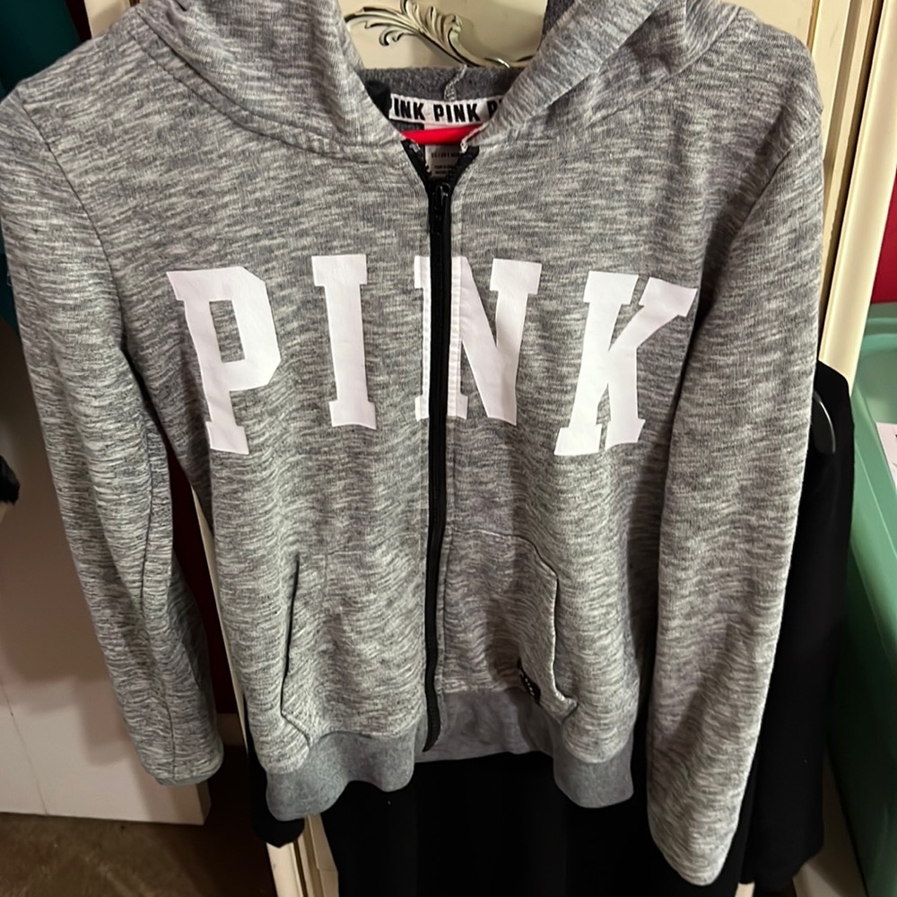 Pink brand hoodie